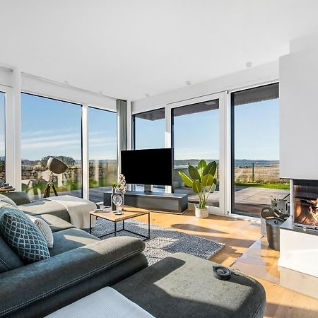 Villa King Erste Lage, Dachterrasse, Meerblick, Carport, Kamin, Sauna, Terrasse, Aussenrolllaeden Ольпеніц Екстер'єр фото