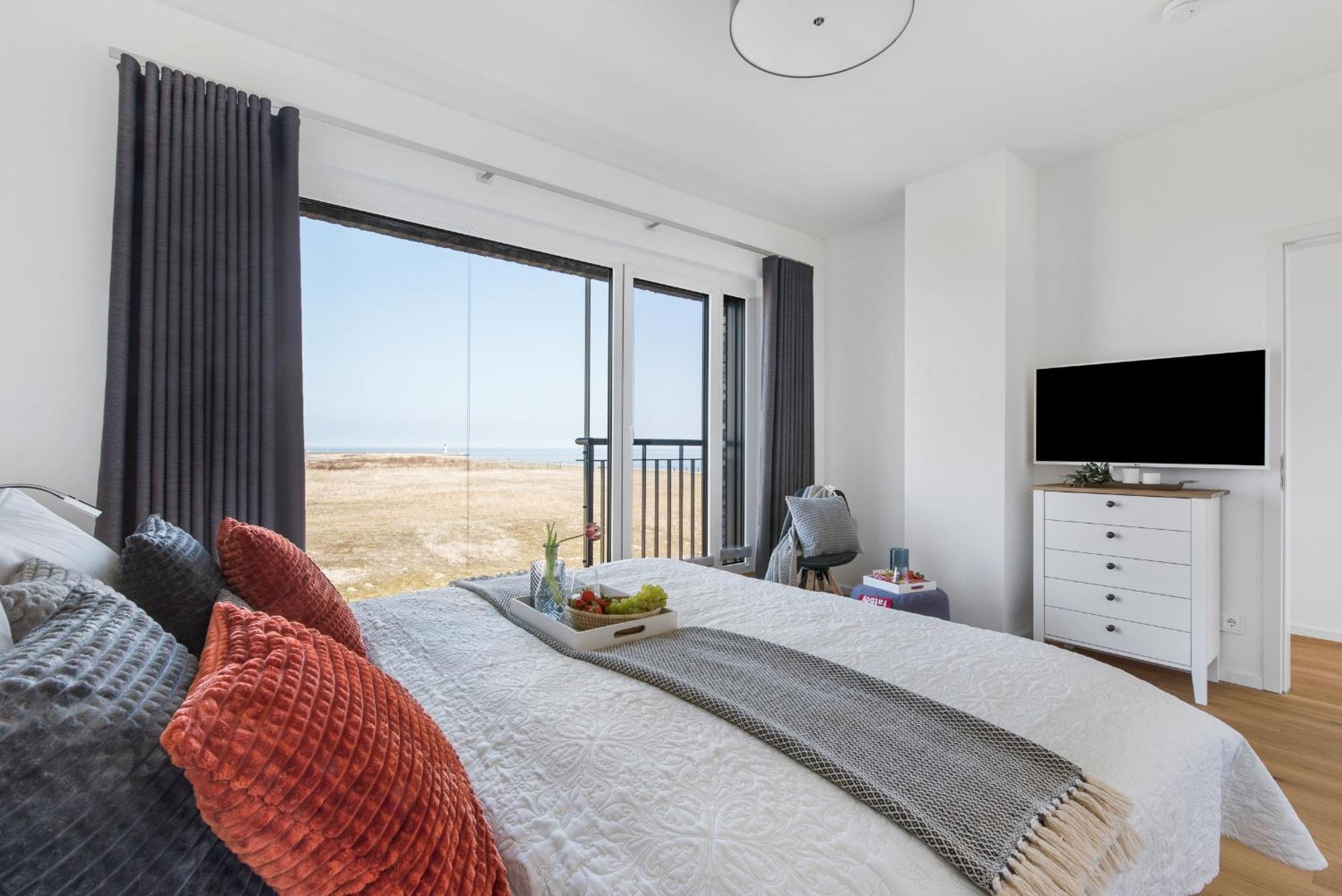 Villa King Erste Lage, Dachterrasse, Meerblick, Carport, Kamin, Sauna, Terrasse, Aussenrolllaeden Ольпеніц Екстер'єр фото