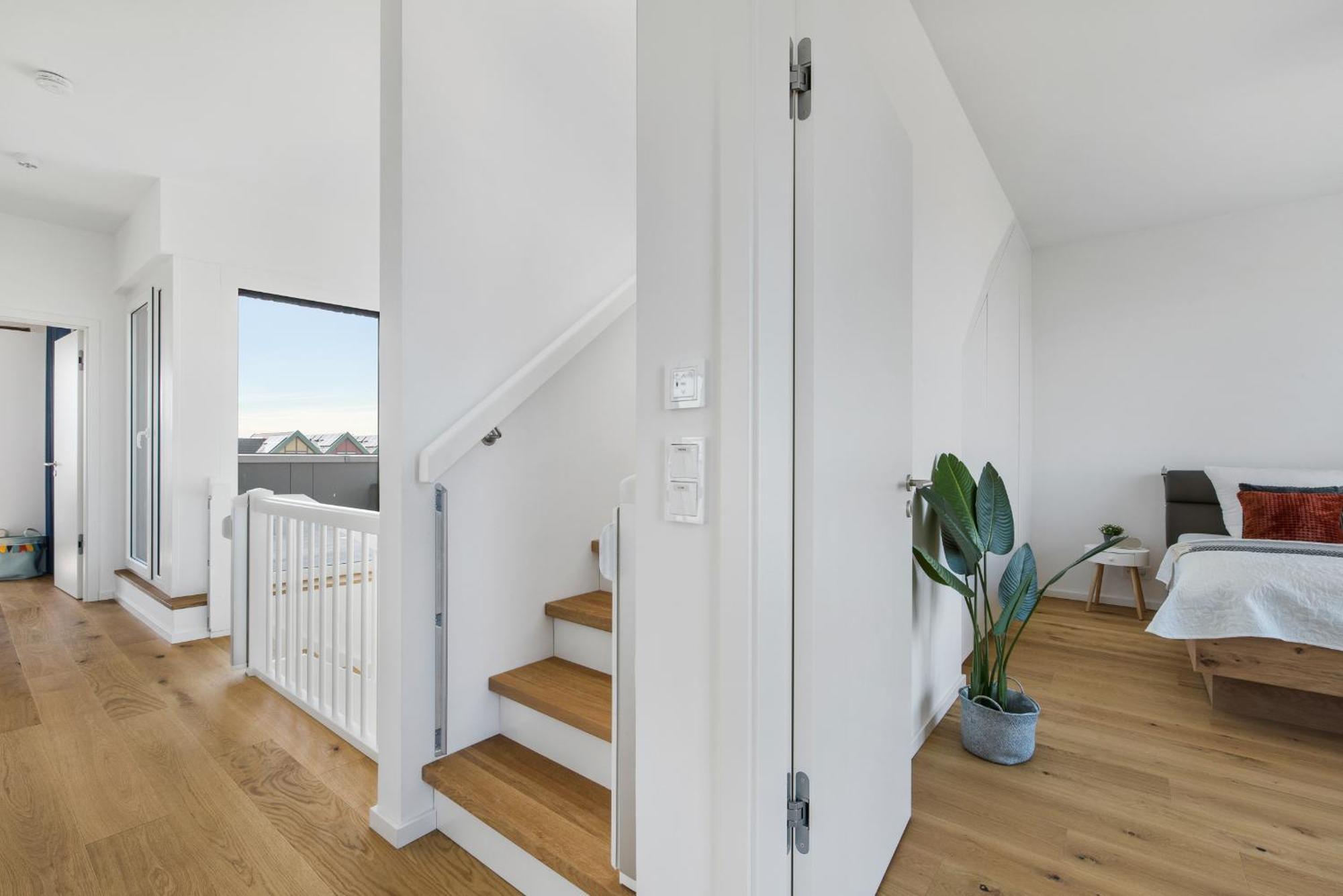 Villa King Erste Lage, Dachterrasse, Meerblick, Carport, Kamin, Sauna, Terrasse, Aussenrolllaeden Ольпеніц Екстер'єр фото