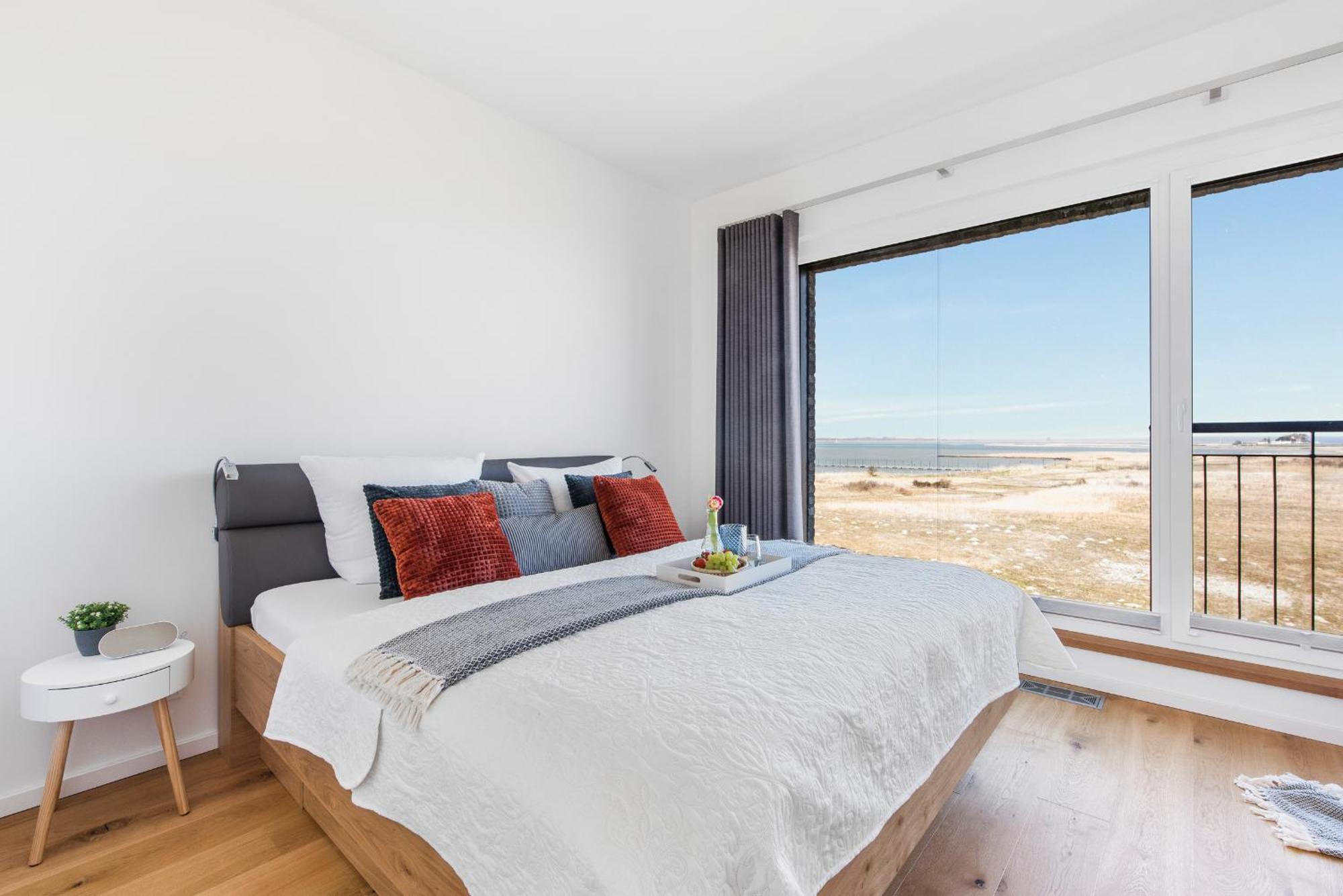 Villa King Erste Lage, Dachterrasse, Meerblick, Carport, Kamin, Sauna, Terrasse, Aussenrolllaeden Ольпеніц Екстер'єр фото